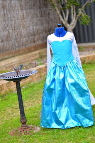 Custom made Frozen /  Queen Elsa inspired ballgown style dress /costume