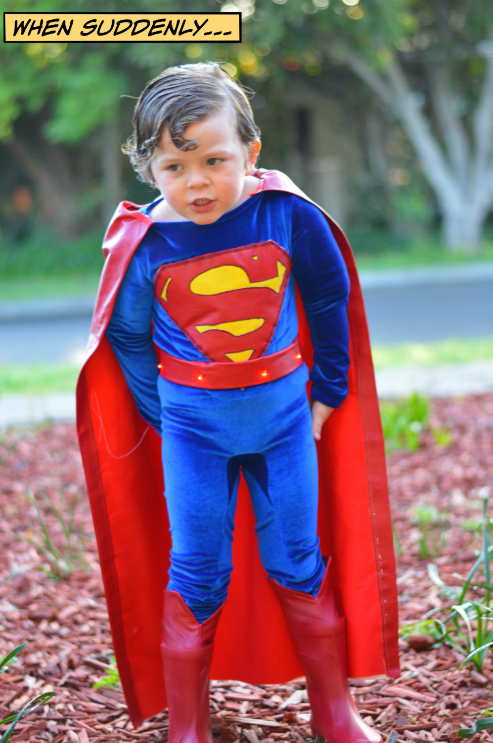 Superman costume - The Design the Stitch and the Wardrobe